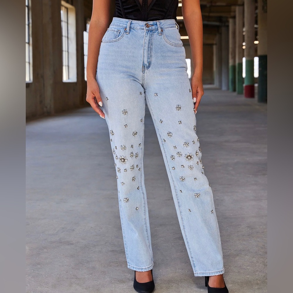 Embellished Jeans